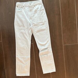 ABERCROMBIE ANKLE STRAIGHT ULTRA HIGH RISE
